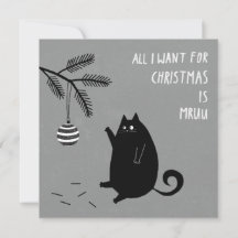 Alles, was ich zu Weihnachten wollte, ist Mruu.