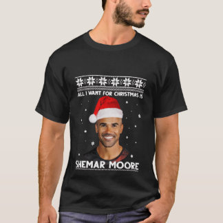 Alles, was ich zu Weihnachten Wollte, ist Shemar M T-Shirt