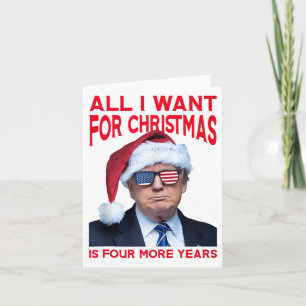 Alles, was ich zu Weihnachten Wollte, ist vier wei Karte