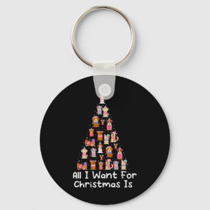 Alles, was ich zu Weihnachten Wollte, sind Hunde,  Schlüsselanhänger