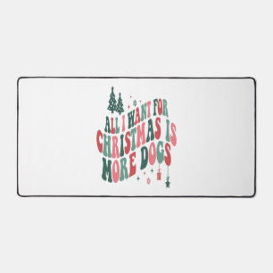 Alles, was ich zu Weihnachten Wollte, sind mehr Hu Schreibtischunterlage
