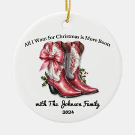 Alles, was ich zu Weihnachten Wollte, sind Mehr St Keramik Ornament