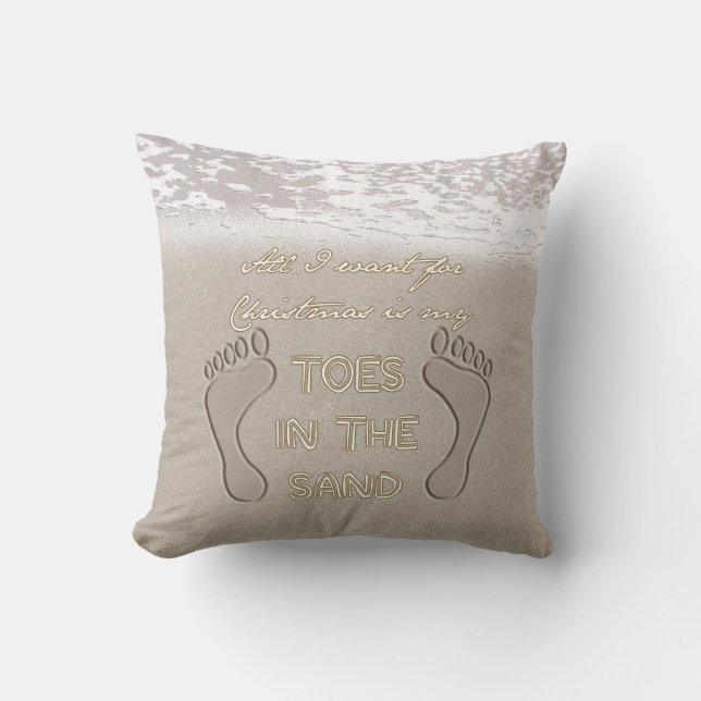 Alles, was ich zu Weihnachten Wollte, sind meine Z Kissen (Vorderseite)