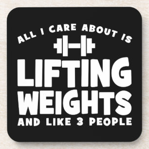 Alles, was mir wichtig ist, ist, das Gewicht zu he Untersetzer