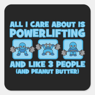 Alles, was mir wichtig ist, ist PowerHub - Kawaii Quadratischer Aufkleber