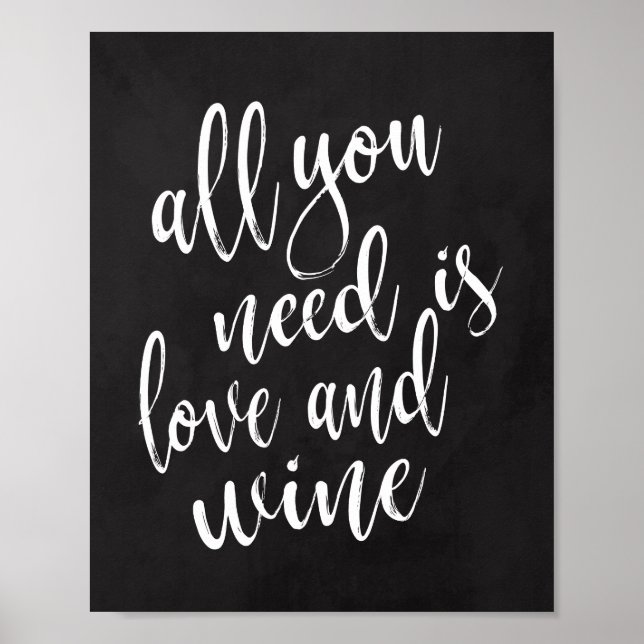 Alles, was Sie brauchen, ist ein Schild mit Liebe  (Vorne)