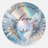 Alles was Sie brauchen ist Liebe Herz und Engel Wi