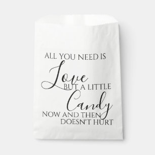 Alles, was Sie brauchen, ist Liebe Hochzeitskaffee Geschenktütchen