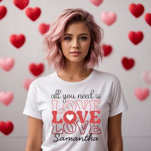 Alles, was Sie brauchen, ist Liebe Liebe Liebe T - T-Shirt