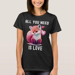 Alles was Sie brauchen ist Liebe mit Herz Owl Vale T-Shirt
