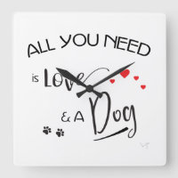 Alles, was Sie brauchen, ist Liebe und ein Hund! g