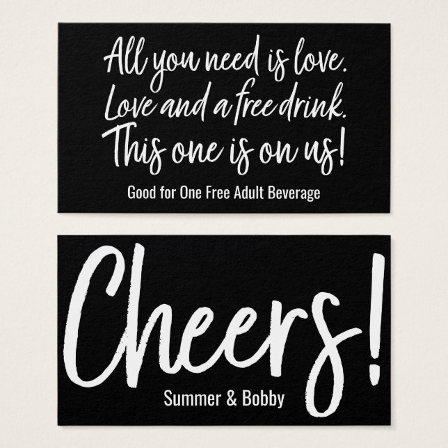 Alles, was Sie brauchen, ist Liebe und ein kostenl (Vorne & Hinten)