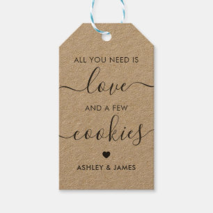 Alles was Sie brauchen ist Liebe und ein paar Cook Geschenkanhänger