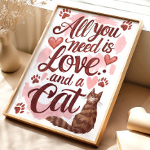 Alles, was Sie brauchen, ist Liebe und eine Cat Wa