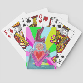 Alles, was Sie brauchen...teilen Sie die Liebe Spielkarten