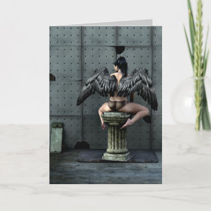 Alles, was Sie erhalten Gothic Art Grußkarte Karte