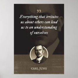 Alles, was uns über andere ärgert, kann führen poster