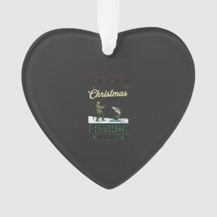 Alles was Weihnachten will ist Angelschnur Fischer Ornament