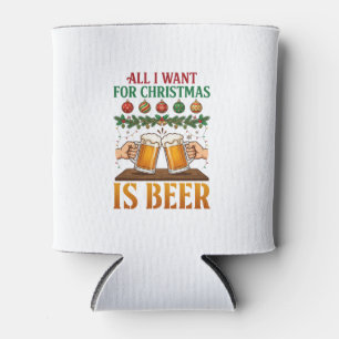 Alles, was Weihnachten will, ist Bier Toasting Mug Dosenkühler