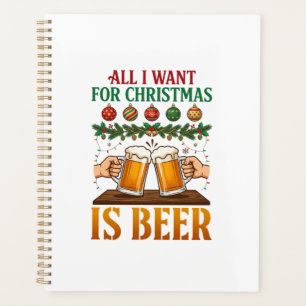 Alles was Weihnachten will, ist Bier Toasting Mugs Planer