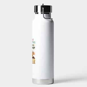 Alles was Weihnachten will, ist Bier Toasting Mugs Trinkflasche