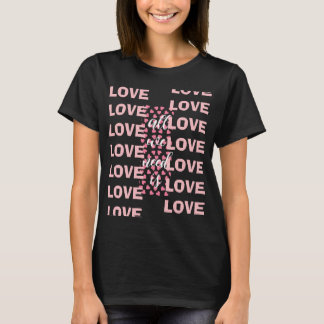 Alles was wir brauchen ist Liebe Schwarz T-Shirt m