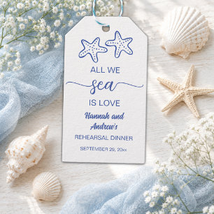 Alles, was wir sehen, ist Liebe Seestern Probedinn Geschenkanhänger