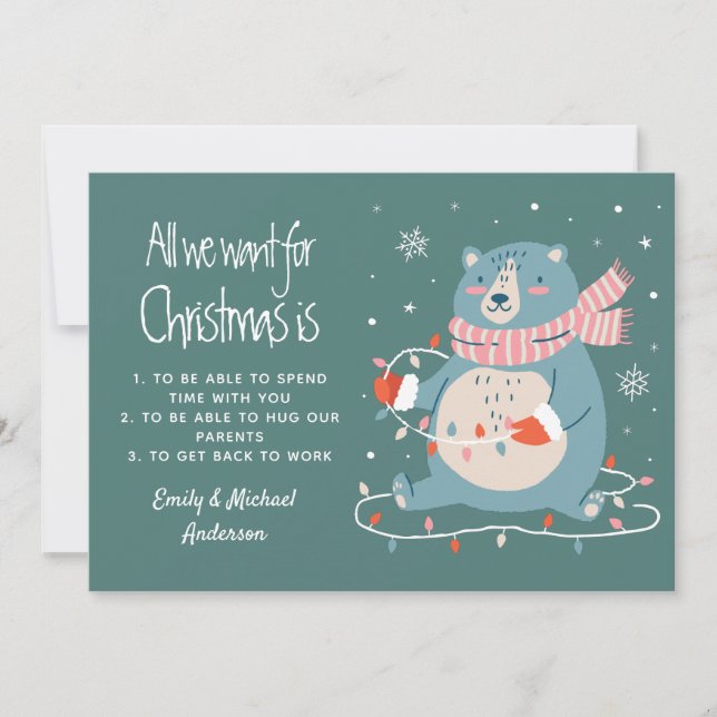 Alles, was wir zu Weihnachten Gewollt haben, ist ( (Vorderseite)