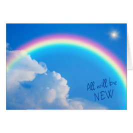 Alles wird ein neues Christliches Beileid sein