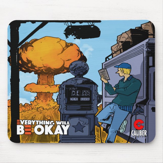 Alles wird mit dem Titelmauspad gut laufen Mousepad (Vorne)