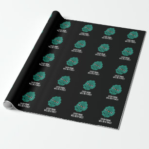Alles wird O-kale Funny Veggie Pun Dark BG Geschenkpapier