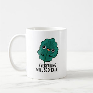 Alles wird O-kale Funny Veggie Pun Kaffeetasse
