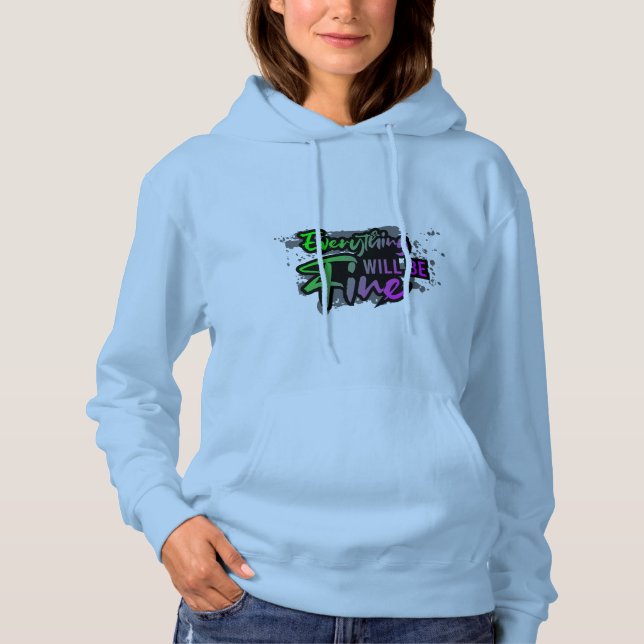 Alles wird okay Hoodie - (Vorderseite)
