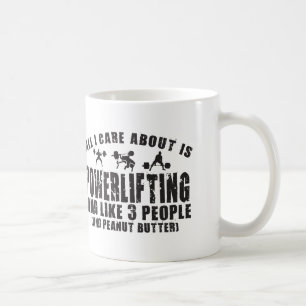 Alles, worum ich mich kümmere, ist Kraftarbeit. "P Kaffeetasse