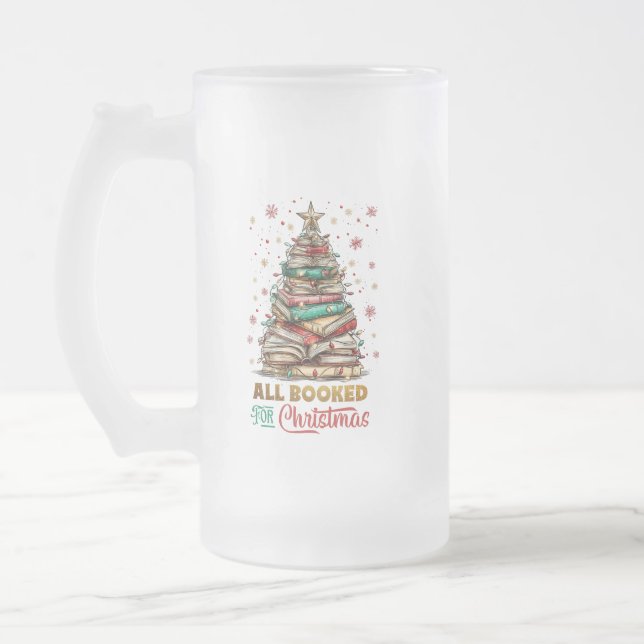 Alles zu Weihnachten gebucht Mattglas Bierglas (Links)