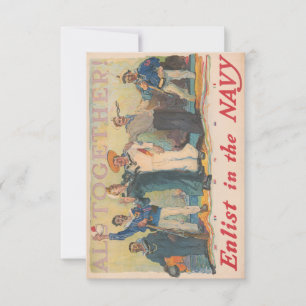 Alles zusammen! Teilnahme an einem Poster der Mari Einladung