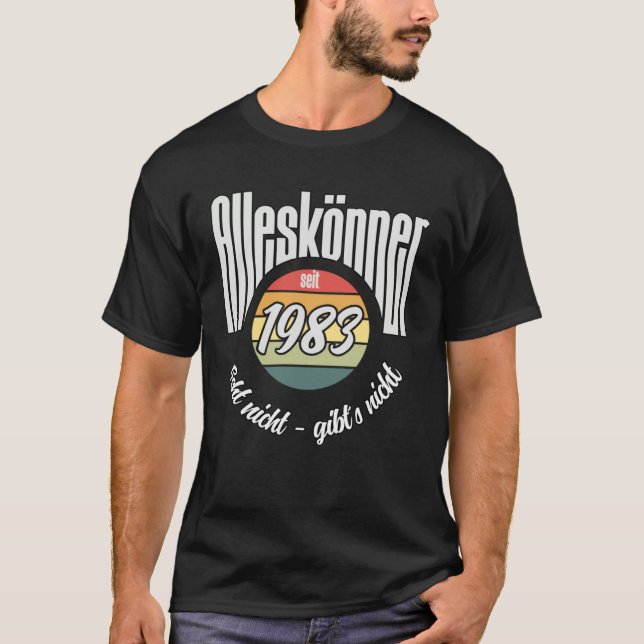 Alleskönner Since 1983  Vintage T-Shirt (Vorderseite)
