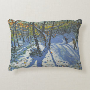 Allestree Park-Holz im November 2010 Zierkissen