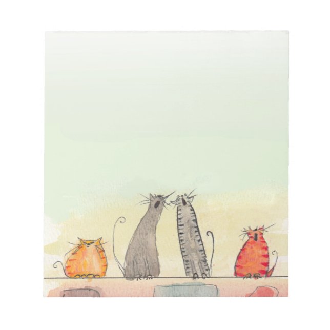 Alley Cats Notepad Notizblock (Vorderseite)