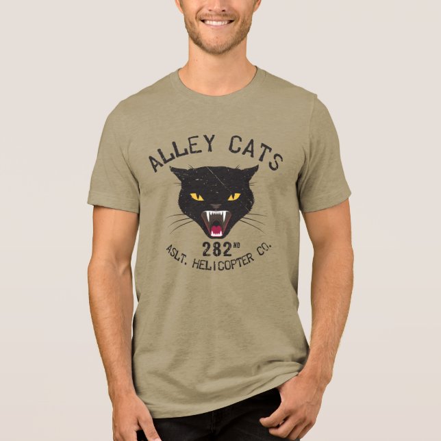 Alley Cats Vintage Emblem Tri-Blend Shirt (Vorderseite)