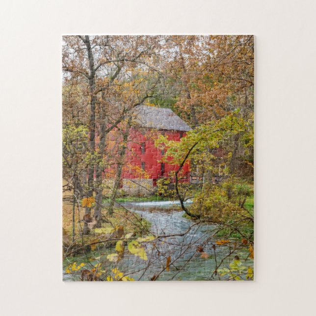 Alley durch den Wald Puzzle (Vertikal)