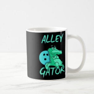 Alley Gator Funny Bowling T Shirt Kaffeetasse