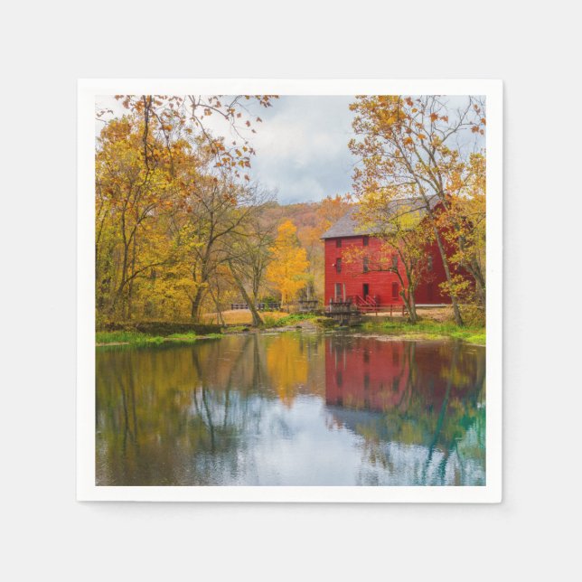 Alley Mill and Spring Serviette (Vorderseite)