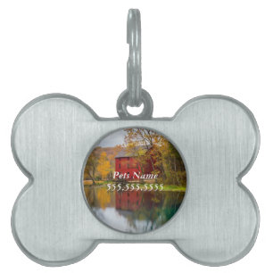 Alley Mill Autumn Pet ID Tag Tiermarke