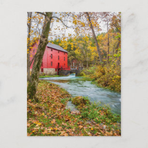 Alley Mill im Herbst Ansichtskarte Postkarte