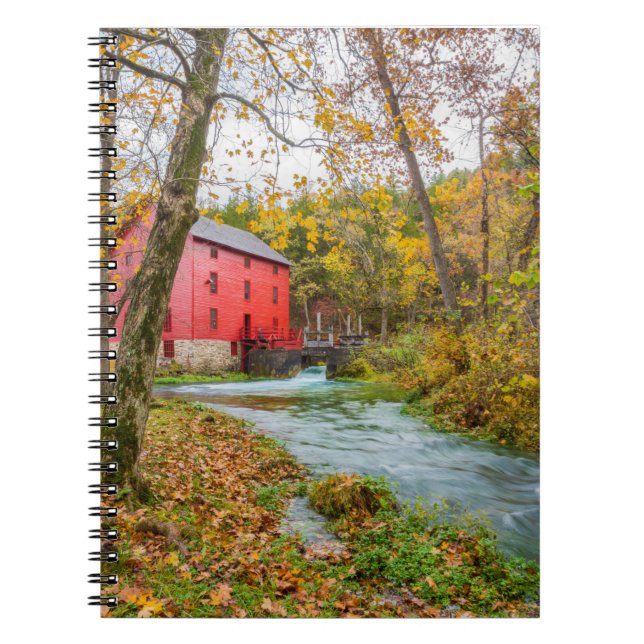 Alley Mill im Herbst SpiralNotebook Notizblock (Vorderseite)