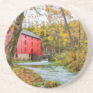 Alley Mill im Herbst Untersetzer