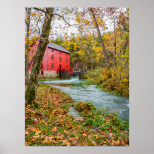 Alley Mill im Herbstposter Poster