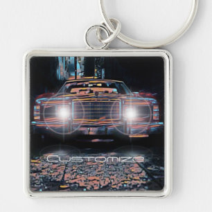 Alley Parkplatz Premium Schlüsselkette Schlüsselanhänger