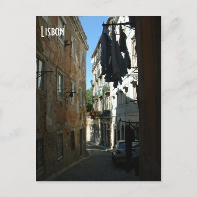 Alley Postkarte (Vorderseite)